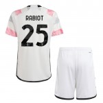 Günstige Fußballtrikots Juventus Rabiot 25 Kinder Auswärtstrikot 2023-24 Kurzarm